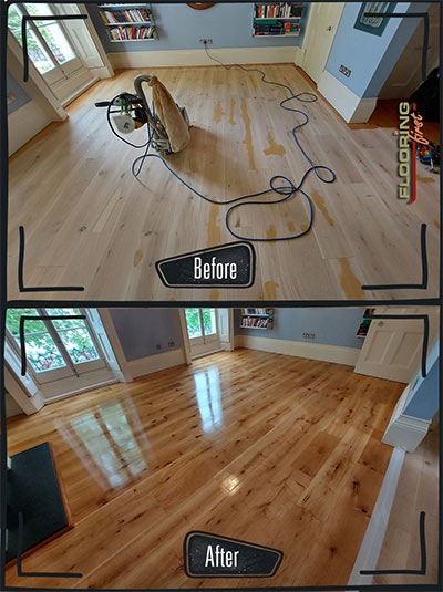 Wood floor sanding
