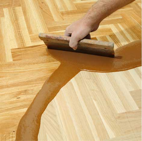 Wood floor sealing